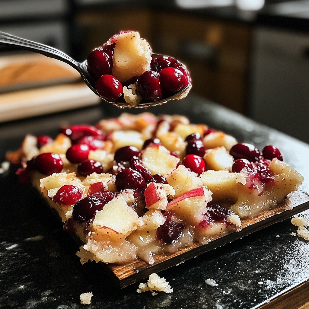 Traditionelle Cranberry-Apfel-Füllung
