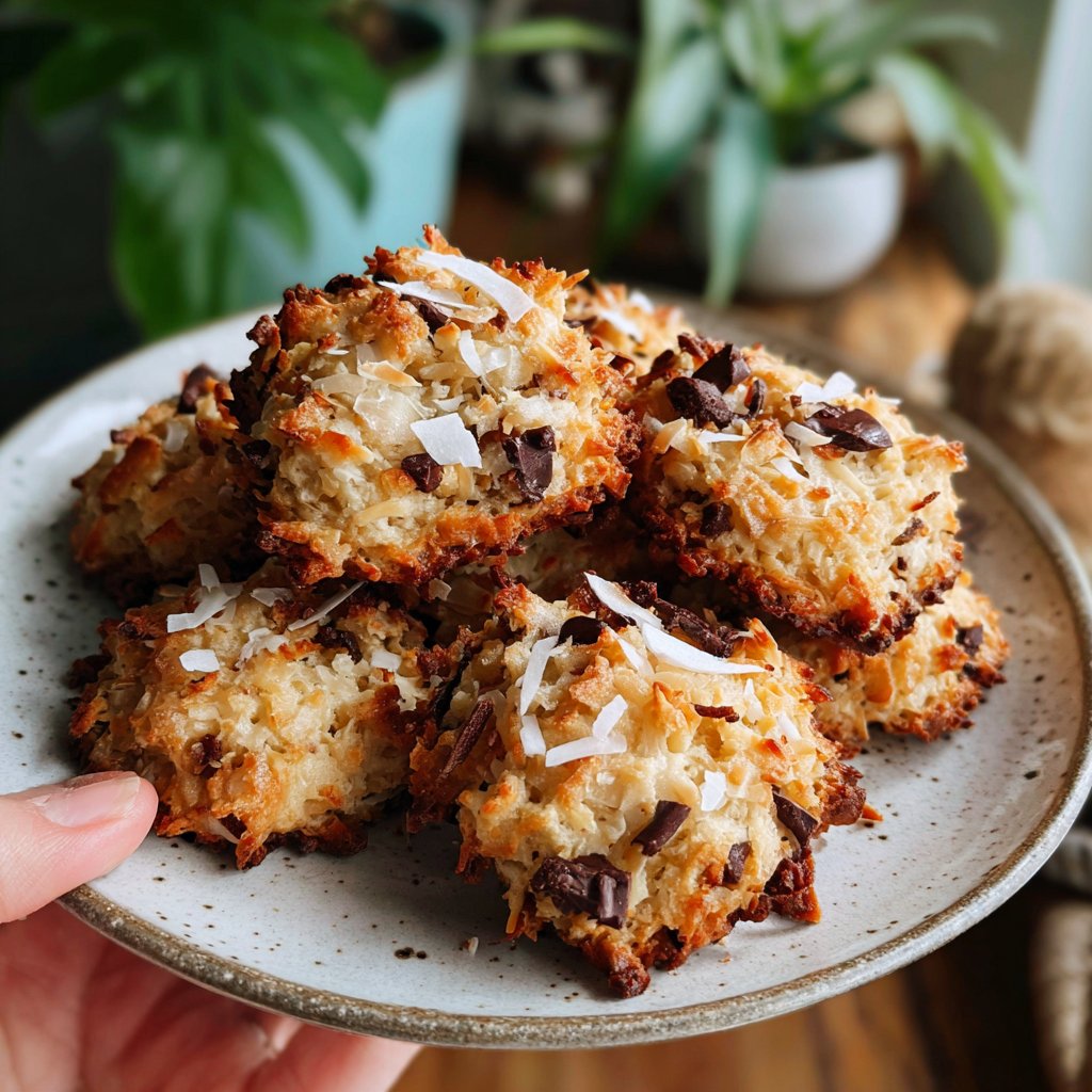 Cookies mit Kokos und Schokolade