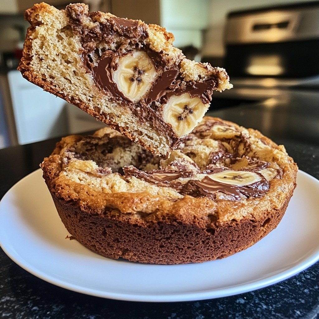 Bananenbrot mit Schoko Swirl