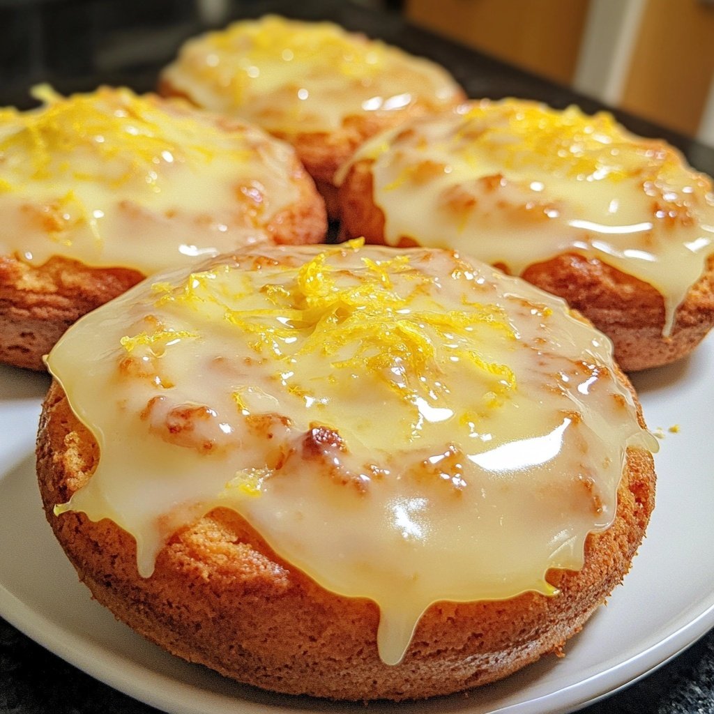 Zitronenkuchen mit Zuckerguss