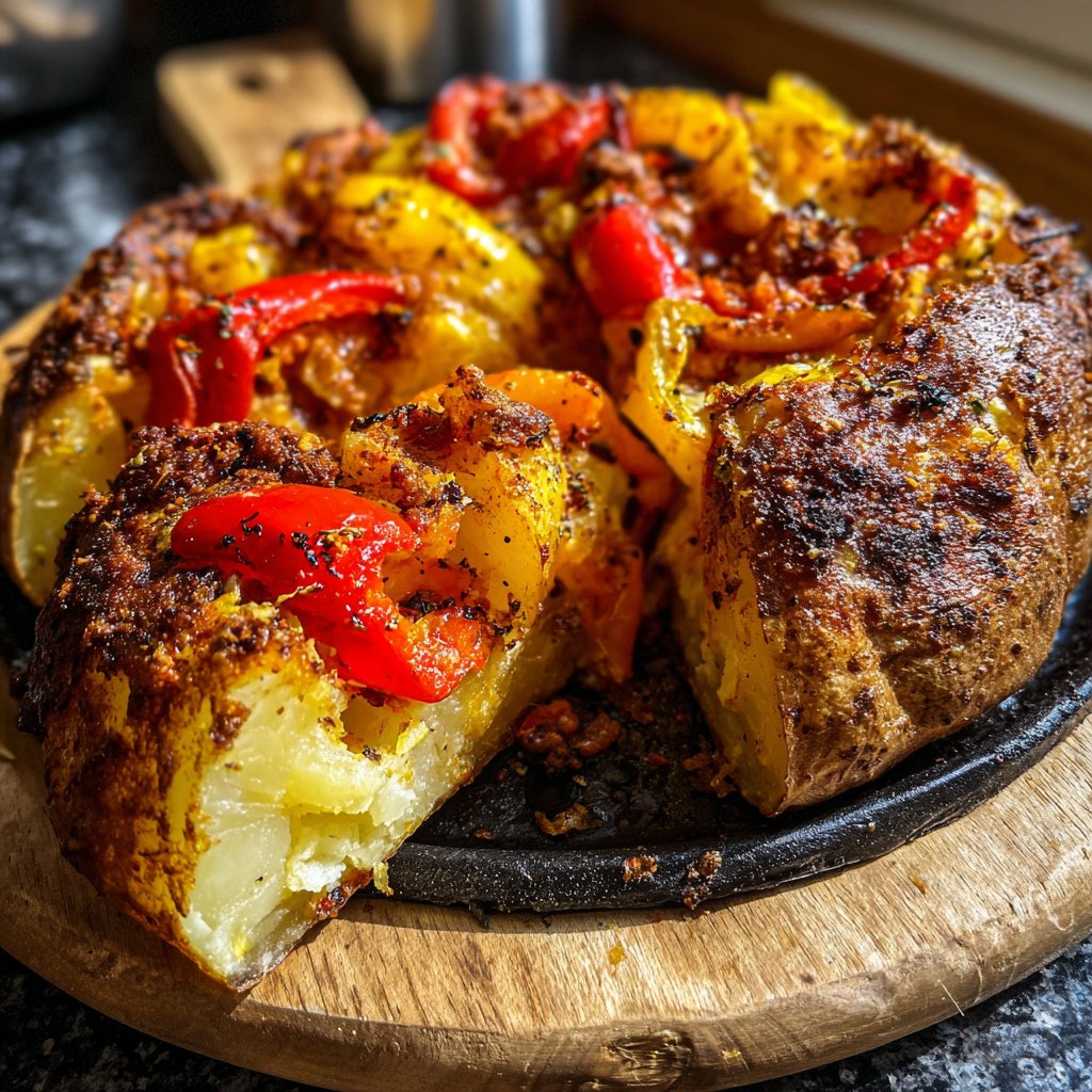 Ofenkartoffeln mit Paprika