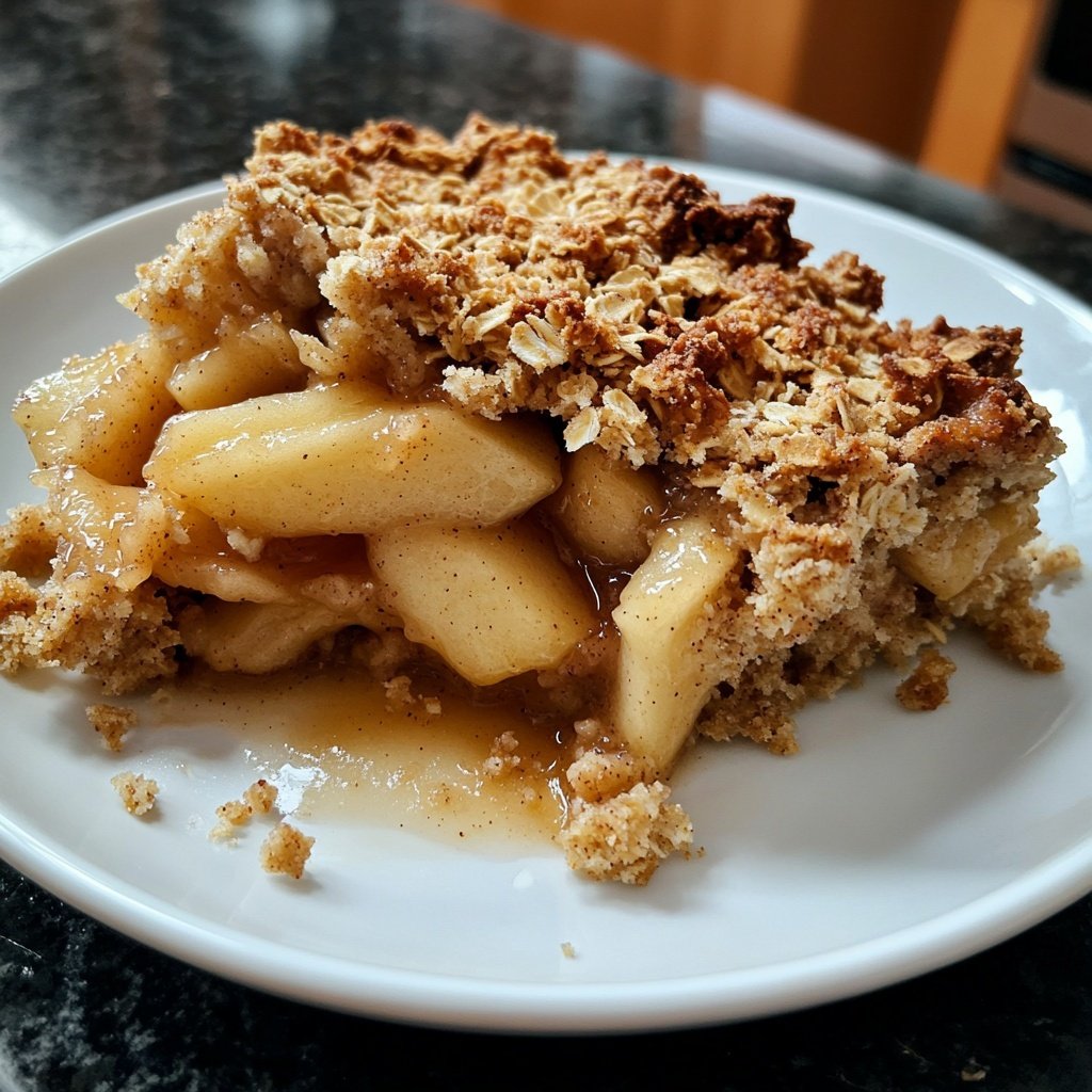 Weihnachtscrumble Dessert