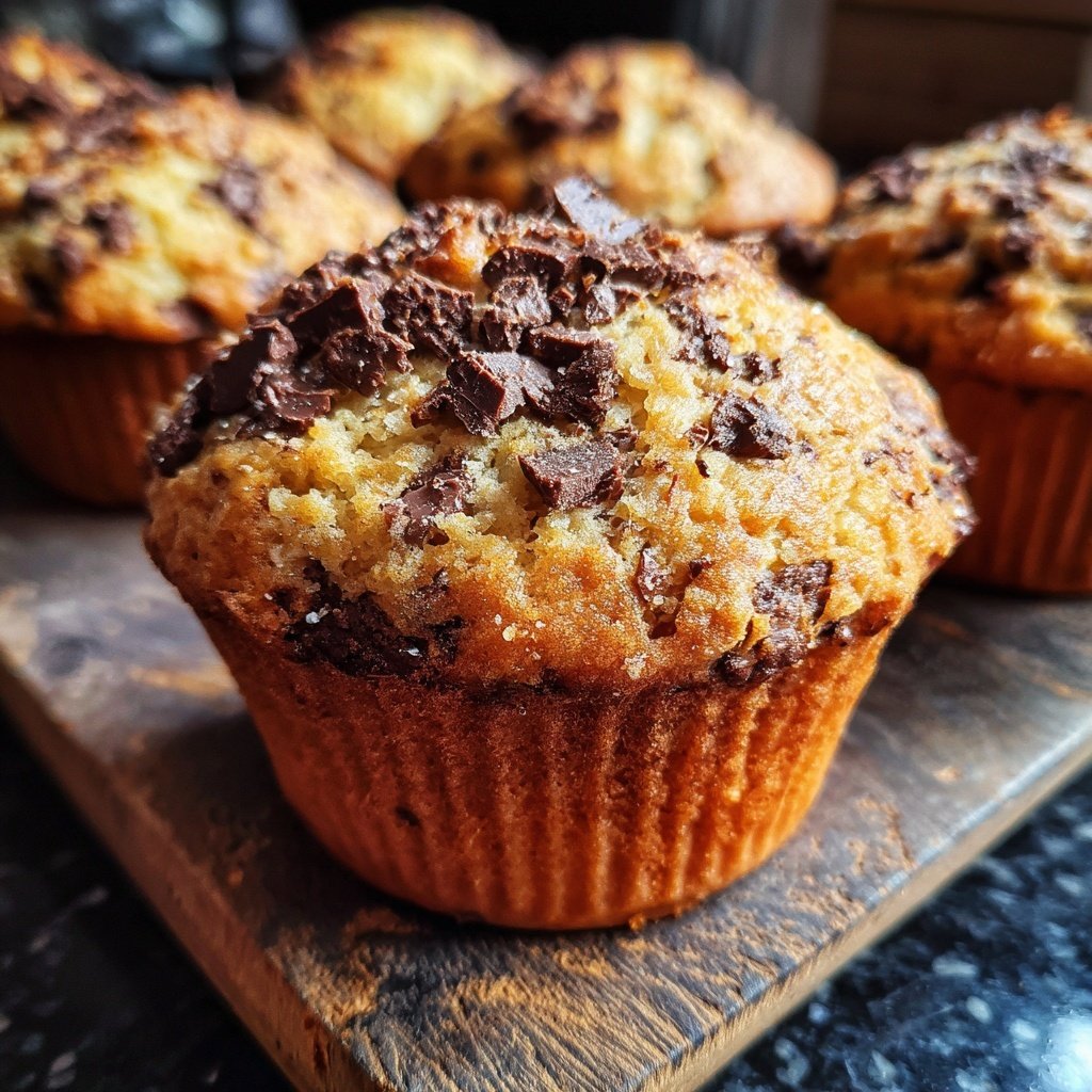 Muffins mit Schokostücken extra