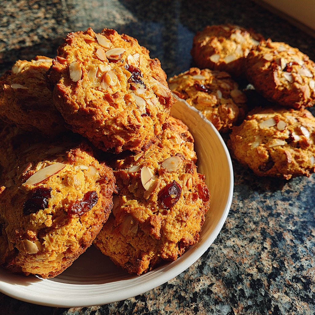 Cookies mit Mandeln und Honig