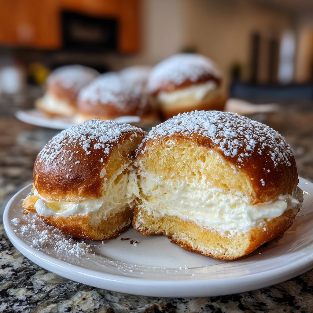 Quarkbällchen mit Joghurtteig