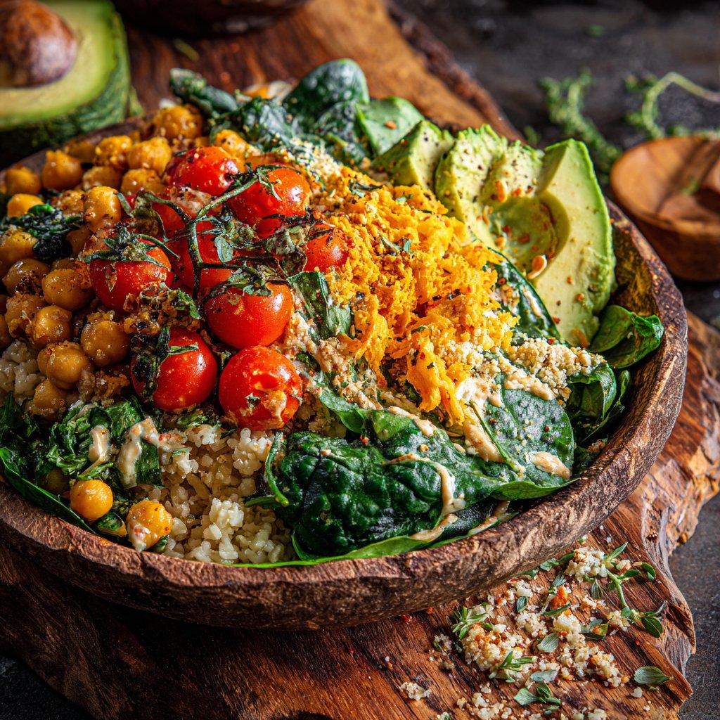 Buddha Bowl mit Kichererbsen