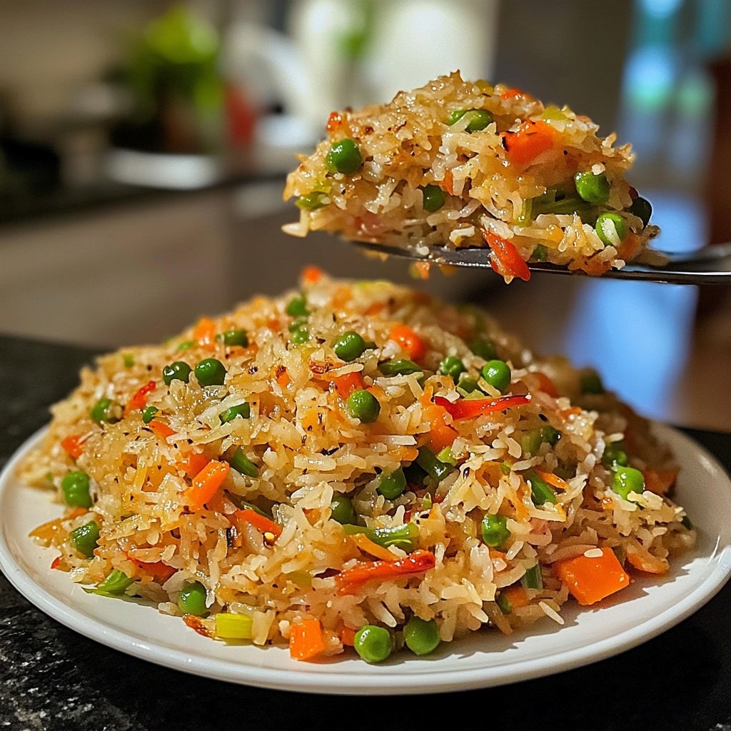 Gebratener Reis mit Frühlingszwiebeln